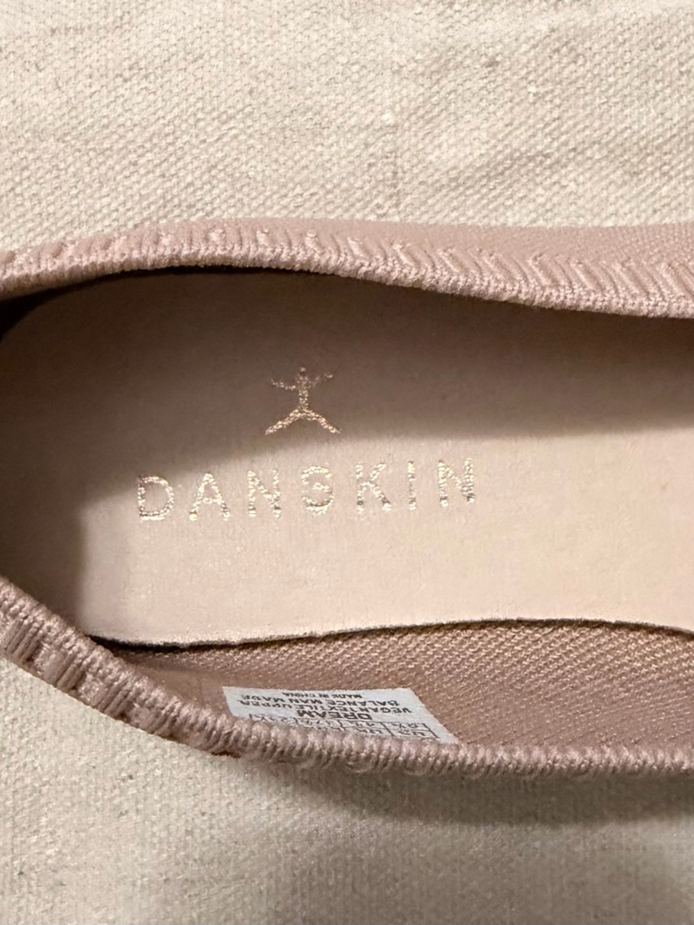 Danskin Knit Slip-On Loafers in Khaki/Tan color - Picture 4 of 6